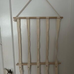 Montessori style hair accessories organizer! Bows, headbands, clips, scrunchies